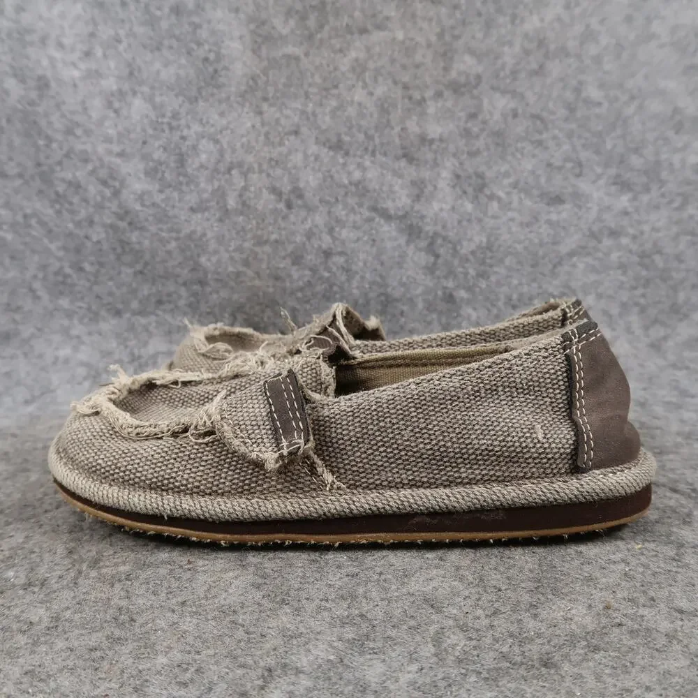 The Childrens Place Shoes Kids 1 Casual Slip On Moc Loafer Flat Raw Edge Surf